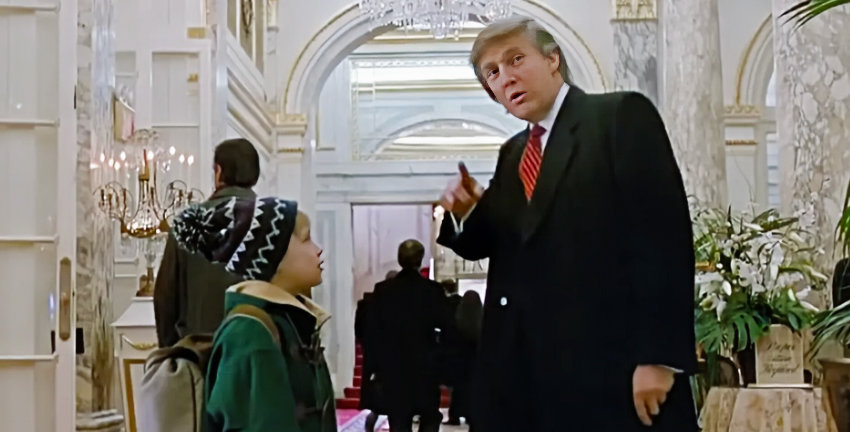 Mamma ho perso l'aereo 2, Donald Trump