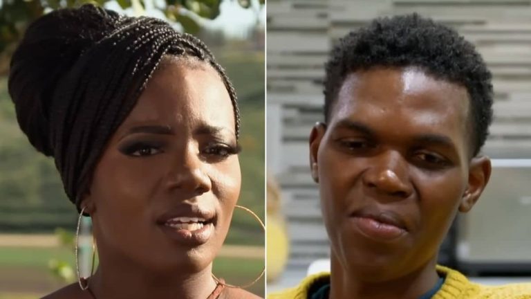 Foto dello screenshot degli ex MAFS Justin Hall e Alexis Williams