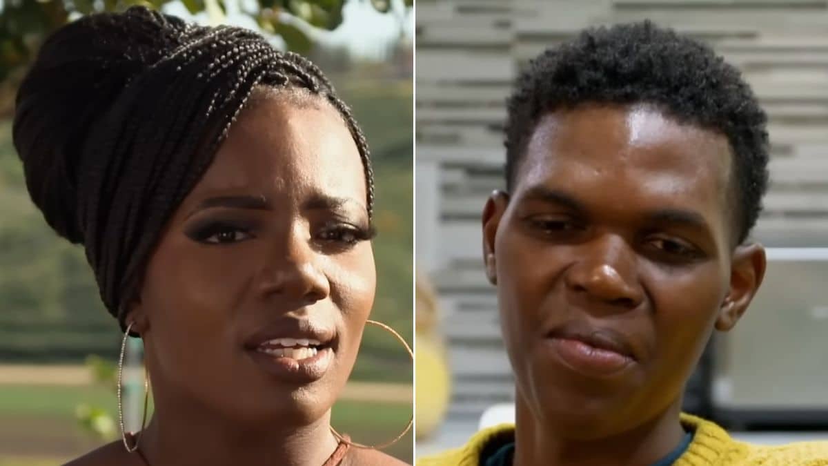 Foto dello screenshot degli ex MAFS Justin Hall e Alexis Williams