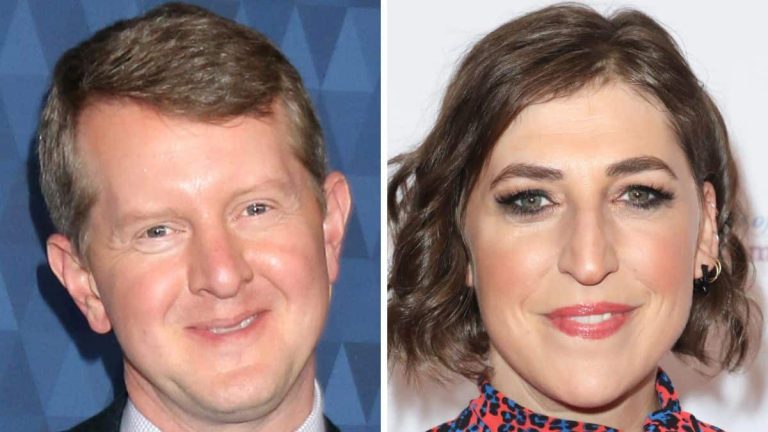 Ken Jennings e Mayim sul tappeto rosso