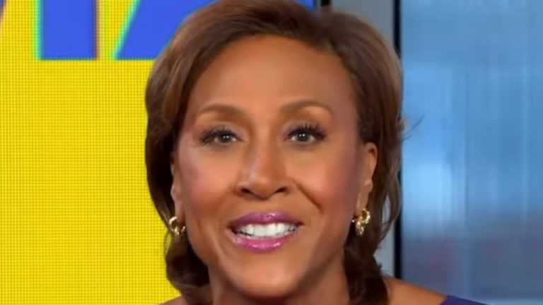 La faccia di Robin Roberts della stella gma è ripresa dall'episodio su ABC