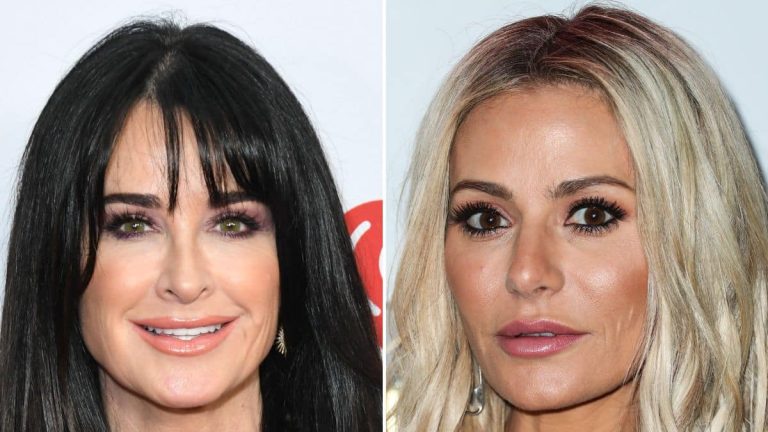 La star di RHOBH Kyle Richards all'iHeartRadio Jingle Ball 2019 di KIIS FM e Dorit Kemsley alla celebrazione del lancio di Delilah Belle x Boohoo Premium, 2019