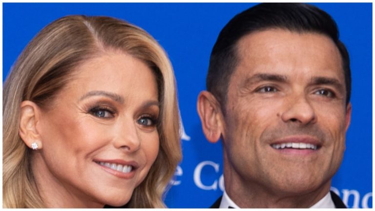 Kelly Ripa e Mark Consuelos ad un evento casuale.