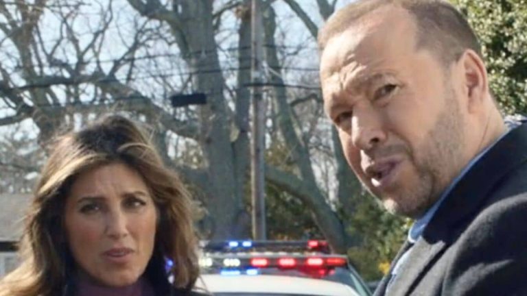 Jennifer Esposito e Donnie Wahlberg nella stagione 13 di Blue Bloods