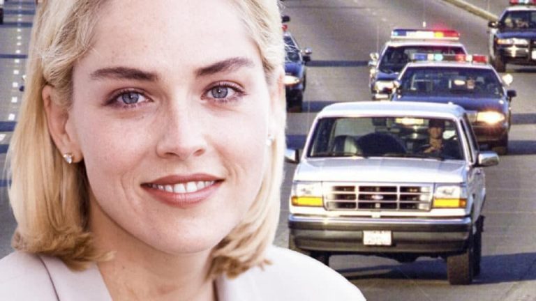 Sharon Stone ha uno strano legame con l'inseguimento di OJ Simpson Bronco