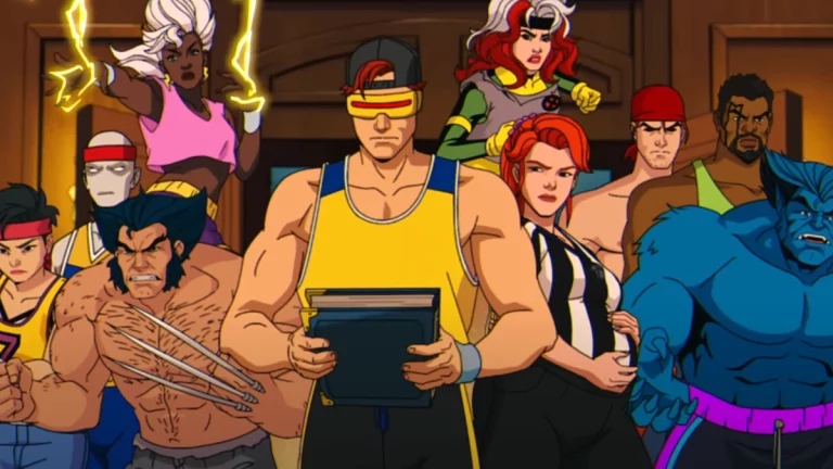 Il team X_Men con la sua attrezzatura sportiva anni '90 nel trailer di X-Men '97