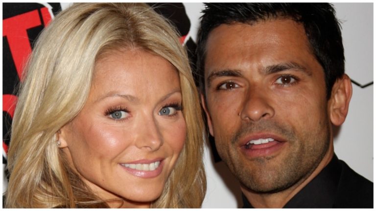 Kelly Ripa e Mark Consuelos ad un evento casuale.