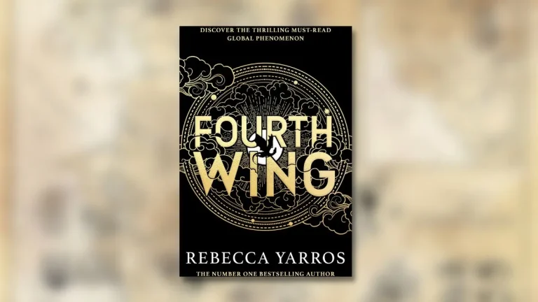 e-book copertina scura di Fourth Wing di Rebecca Yarros