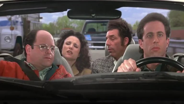 Personaggi di Seinfeld in macchina
