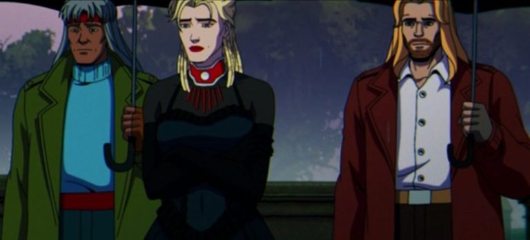 Personaggi della Gilda dei Ladri e degli Assassini al funerale di Gambit in X-Men '97