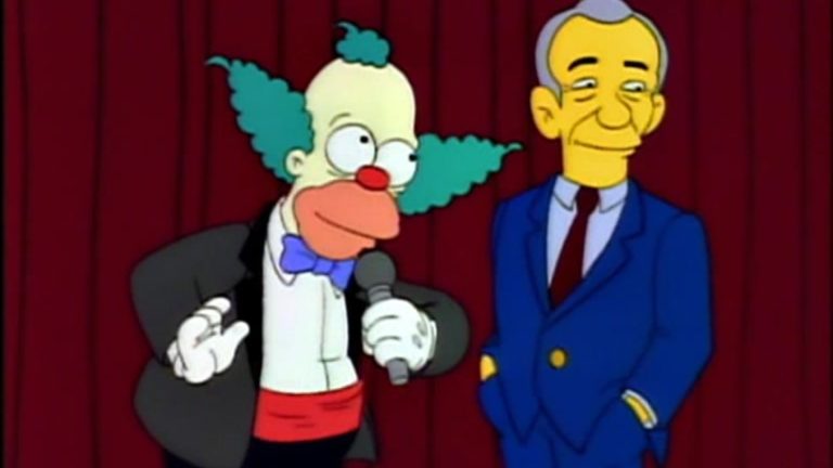 La prima idea offensiva dei Simpson per il cameo di Johnny Carson