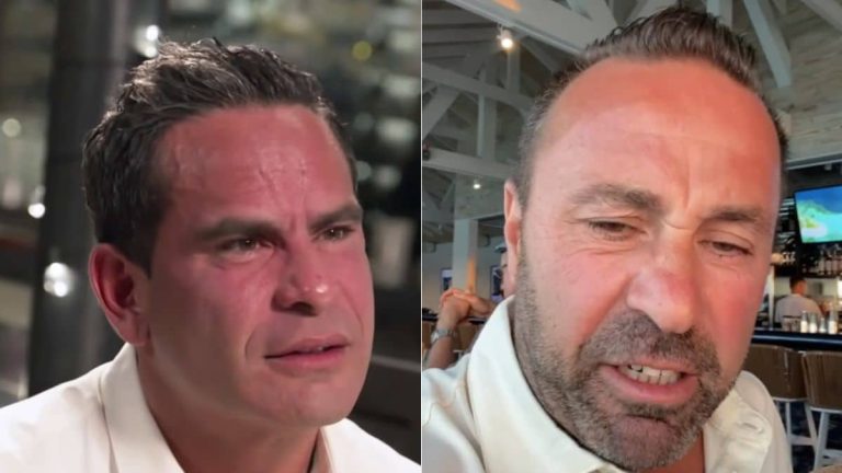 Schermate ravvicinate di Joe Giudice e Luis Ruelas di RHONJ