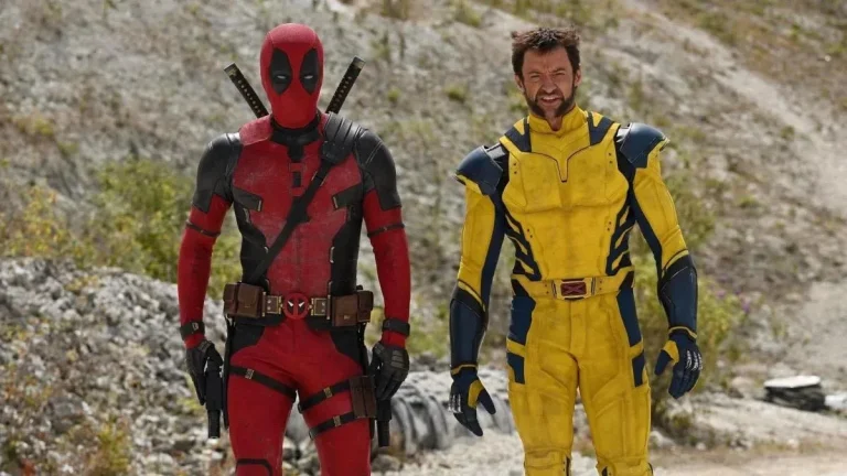 Ryan Reynolds e Hugh Jackman in Deadpool e Wolverine