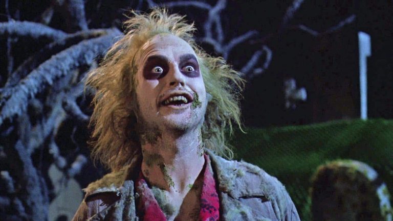 Michael Keaton nel ruolo di Beetlejuice (1988)