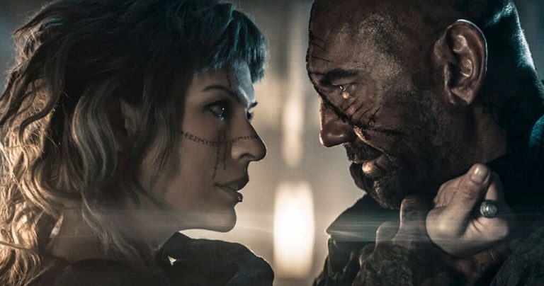 Nelle terre perdute, Milla Jovovich, Dave Bautista, Paul WS Anderson