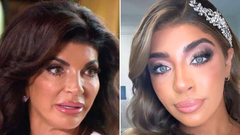 Gia Giudice Instagram Story selfie; Teresa Giudice Season 14 screenshot