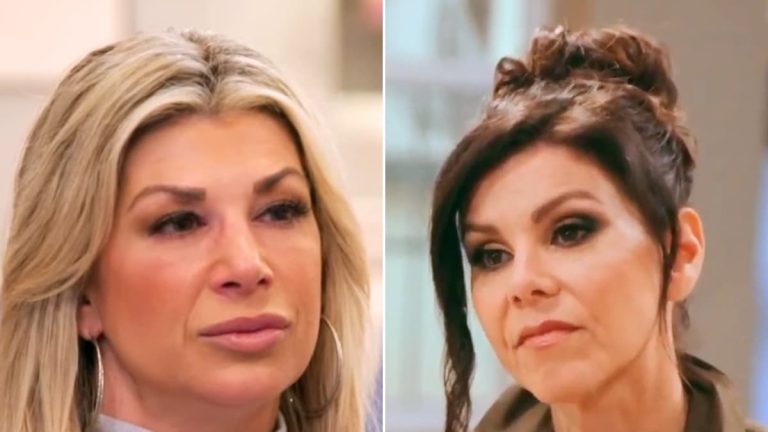 Le star di RHOC Alexis Bellino e Heather Dubrow, screenshot della stagione 18