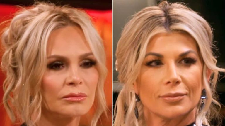 Schermata dei membri del cast di RHOC Tamra Judge e Alexis Bellino