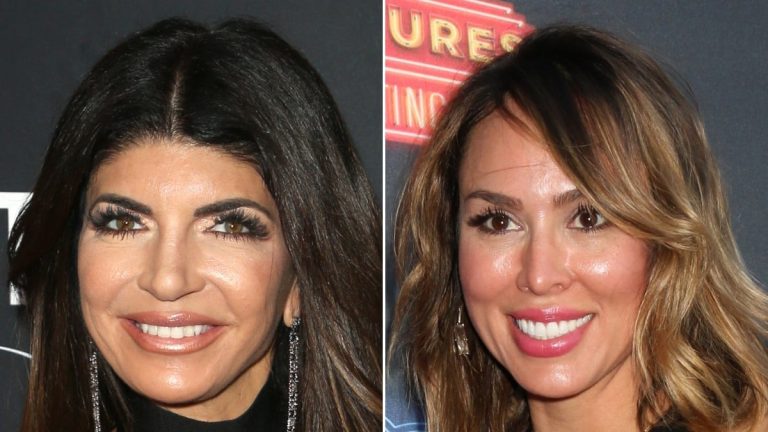 Teresa Giudice alla presentazione di un libro a Los Angeles nel 2019; Kelly Dodd alla proiezione di un'anteprima di un film nel 2016